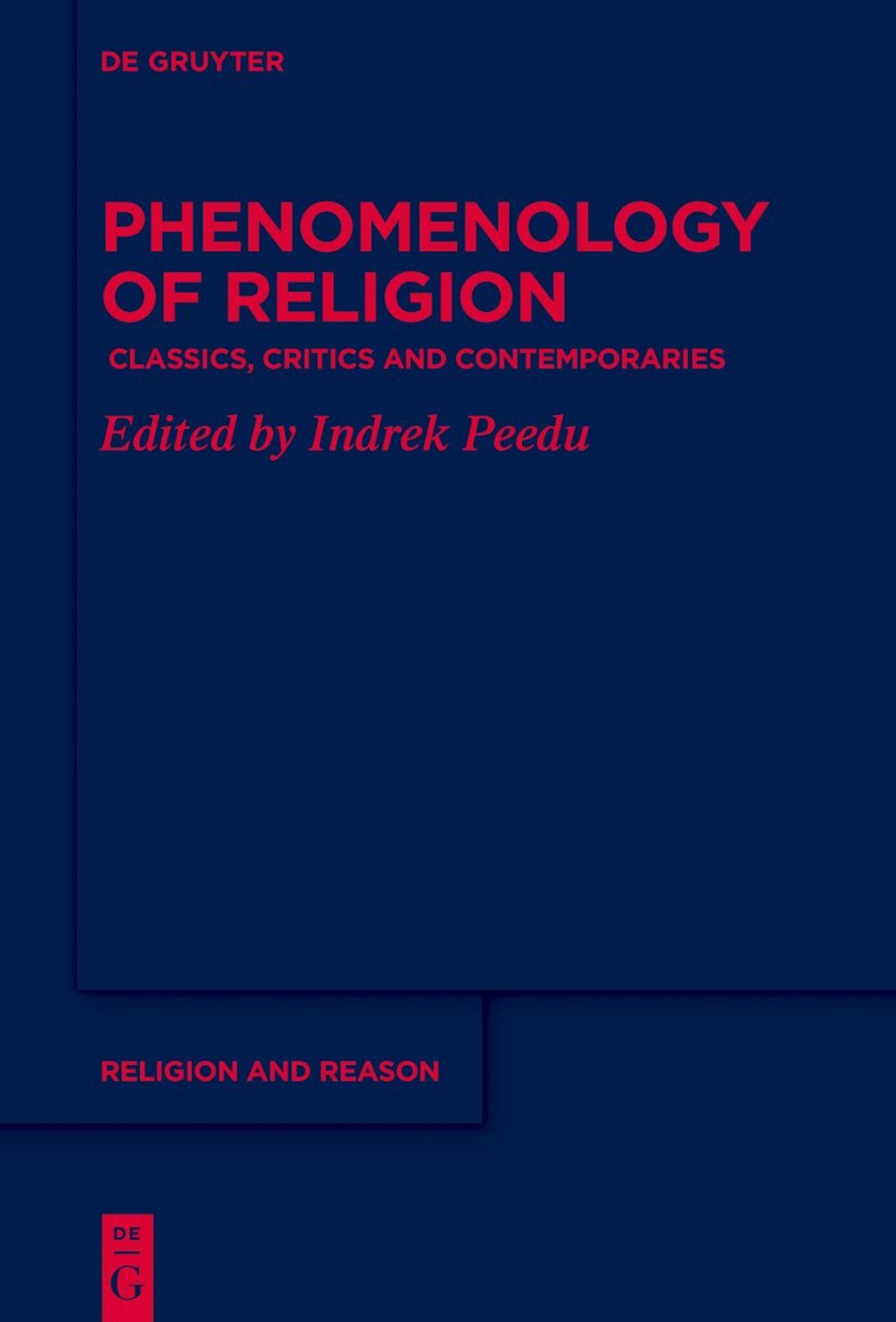 Cover image for Phenomenology of Religion ISBN 9783119149266